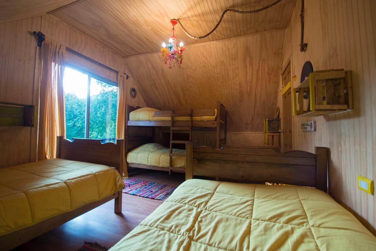 Duub Hostel Las Trancas Bagian luar foto