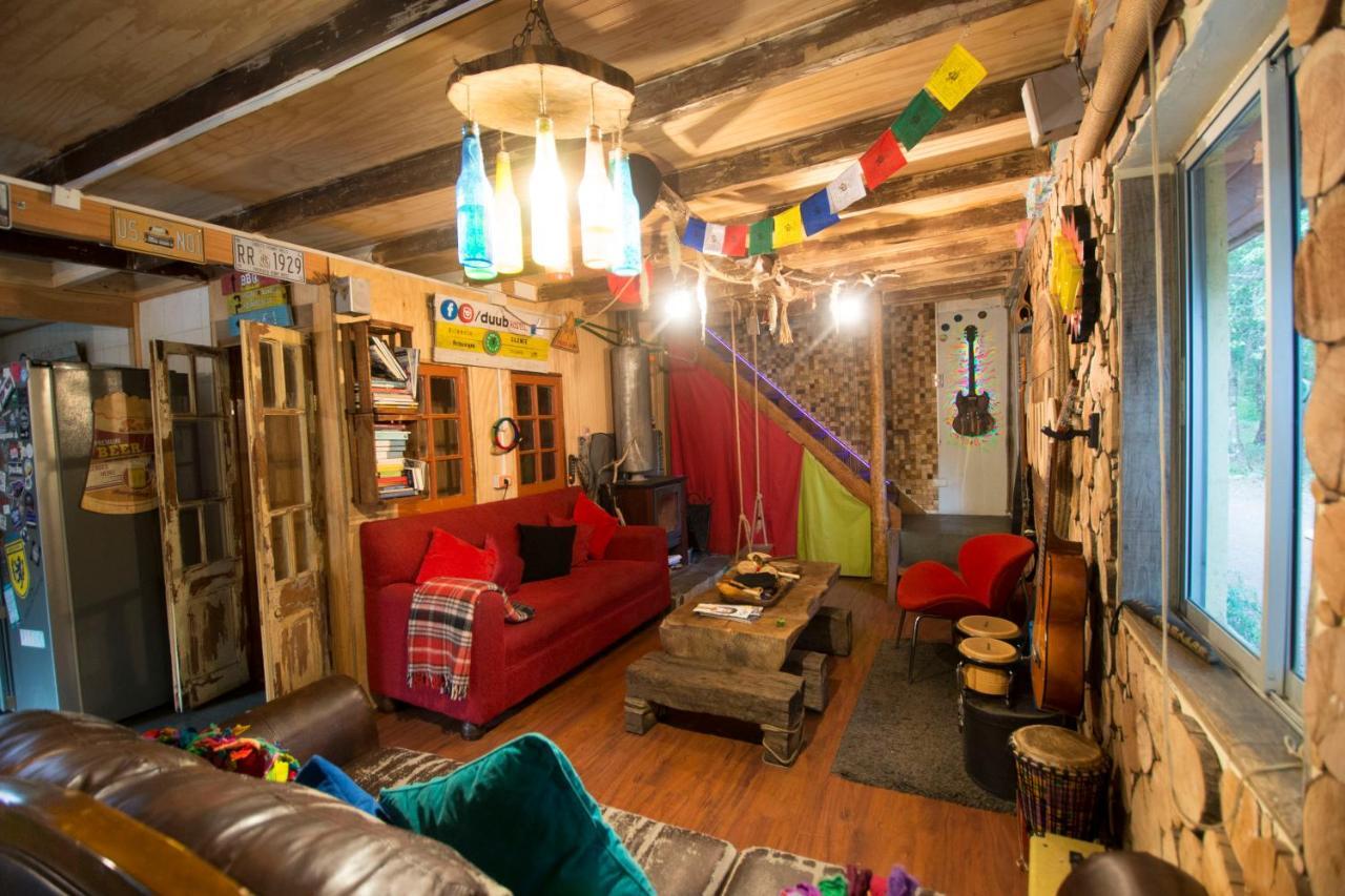 Duub Hostel Las Trancas Bagian luar foto